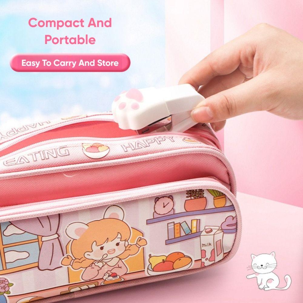 Mini-Portabler Hefter Verwendung 24/6 26/6 Klammern Manuelles Bindewerkzeug Buchbindebedarf