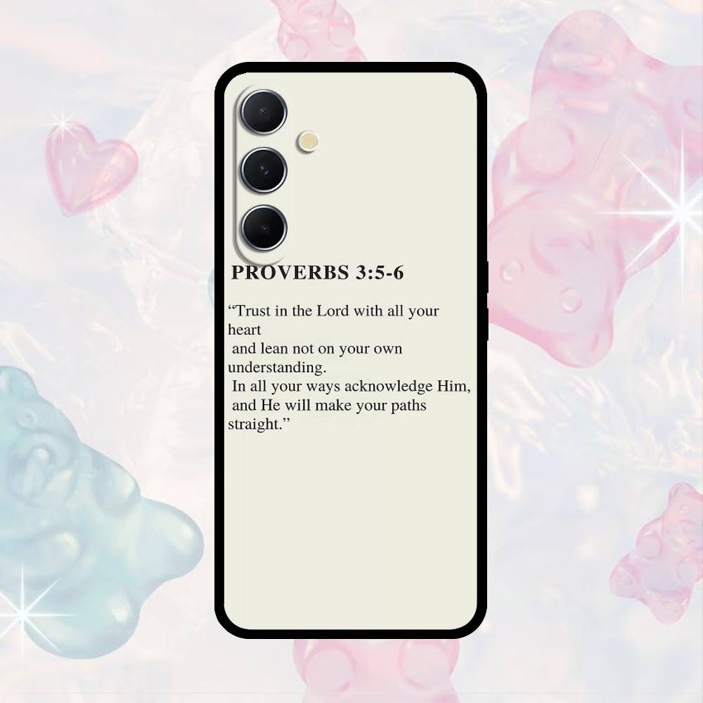 

Verse of The Christian Bible Jesus Phone Case For Samsung S25,S24,S21,S22,S23,S30,Ultra,S20,Plus,Fe,Note,10,9,5G Black Cover Samsung S21Ultra