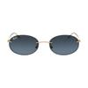 RAYBAN Metal Oval Sunglasses Unisex Couple Style 001 4C 0RB3767
