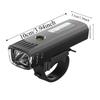 USB Rechargeable Bike Headlight Anti-splash Water MTB Front Lamp Front Bicycle Lights  Night Riding