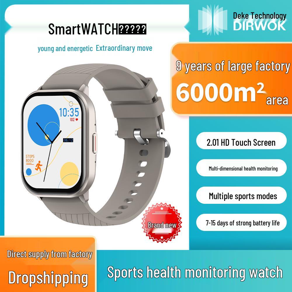 Fashionable Bluetooth Calling Smart Watch with Sports & Health Monitoring