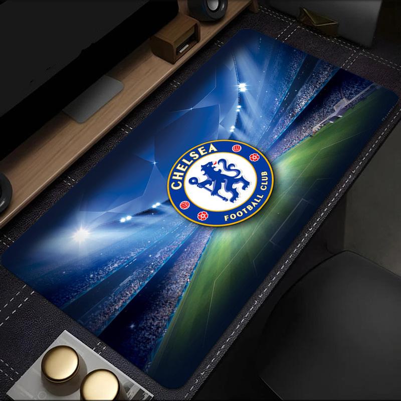 Chelsea Fc Champions League mouse pad, rubber base, esports desk mat, mouse pad for gamers and office use, gaming desk , easy to clean mat