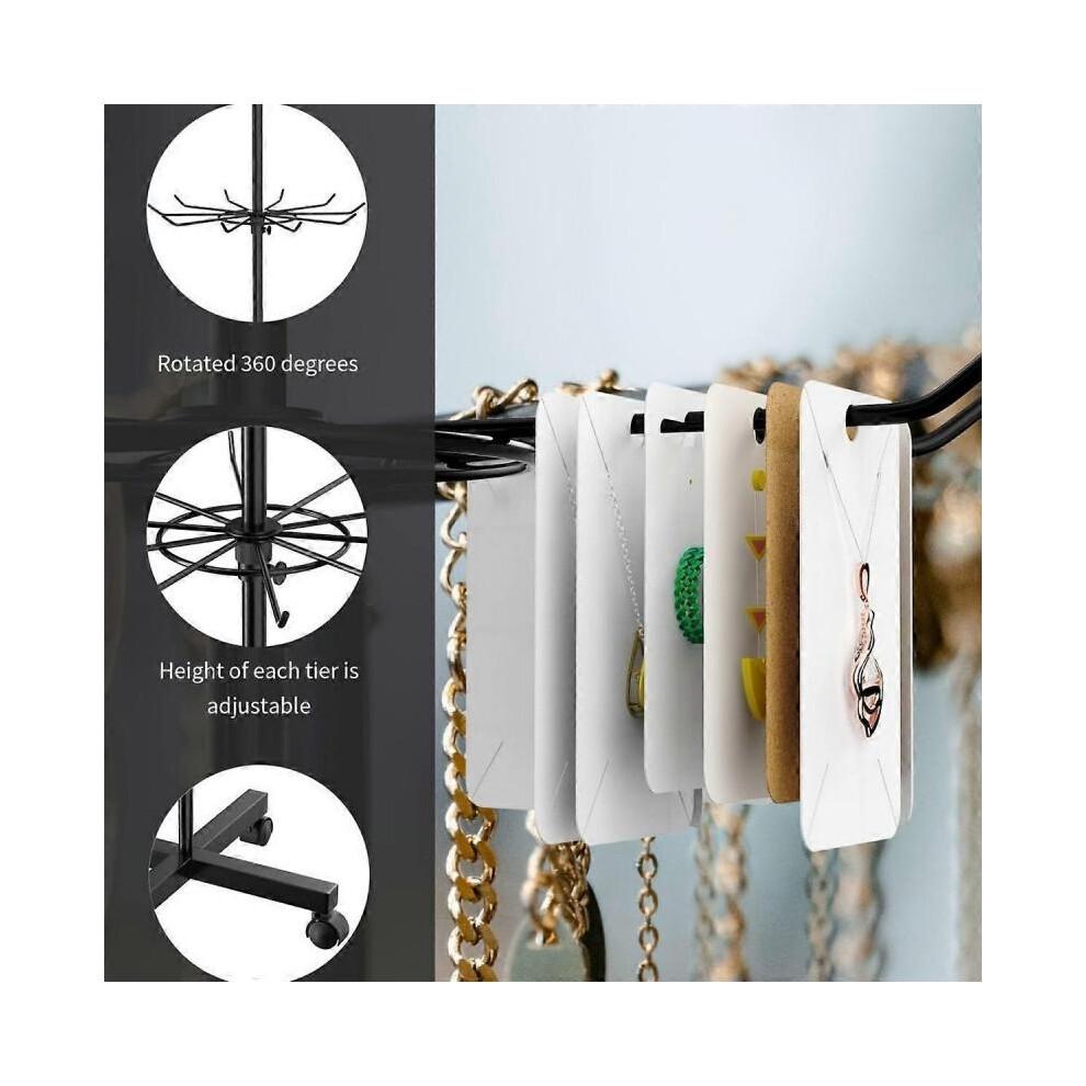 Einzelhandels-Displayständer 7-stufiges drehbares Regal für Geschäftsregale, Schmuck Schlüsselanhänger Sockenmützen, Beweglicher Shop-Spinner für Spielzeugausstellung