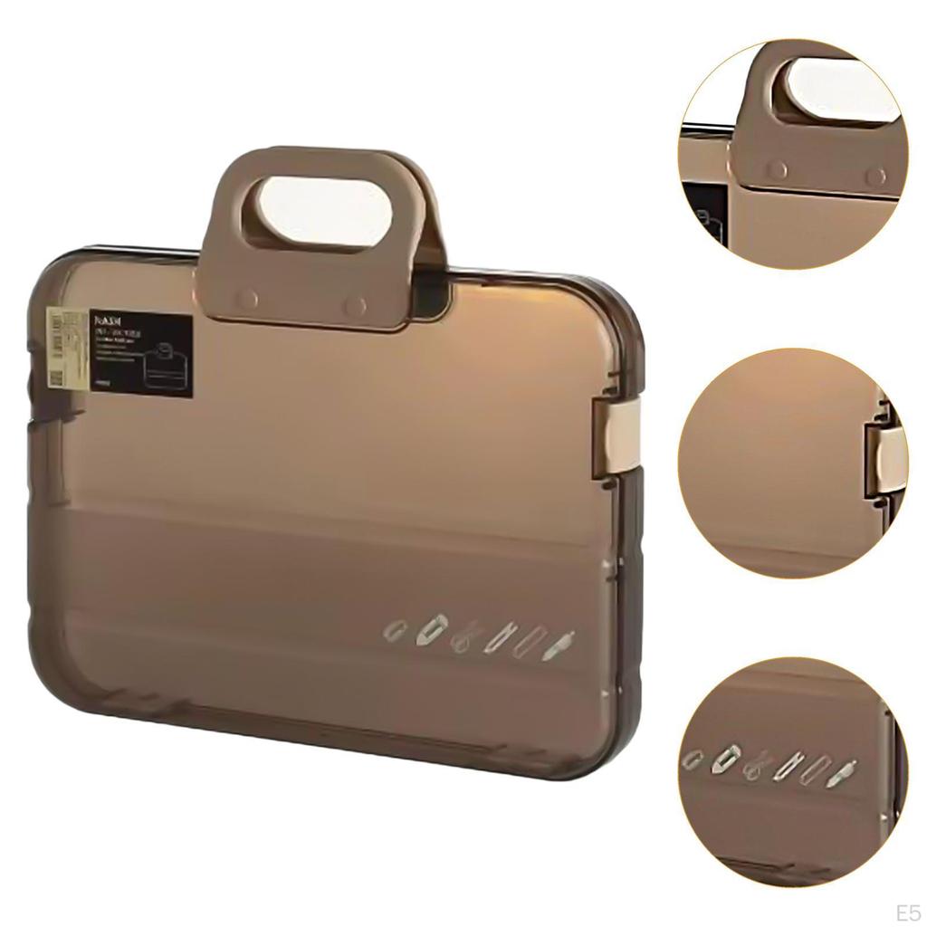 A4 File Storage Box for Office Use with Snaps Documents And Drawings