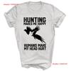 Pheasant Hunting Makes Me Happy T Shirt Vintage Breathable Soft Casual Versatile Homme Top For Everyday Wear Slightly