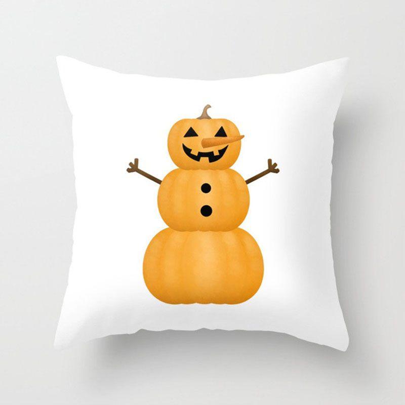 Beautiful Festival Decoration Pumpkin Pillow Cover With Invisible Zipper