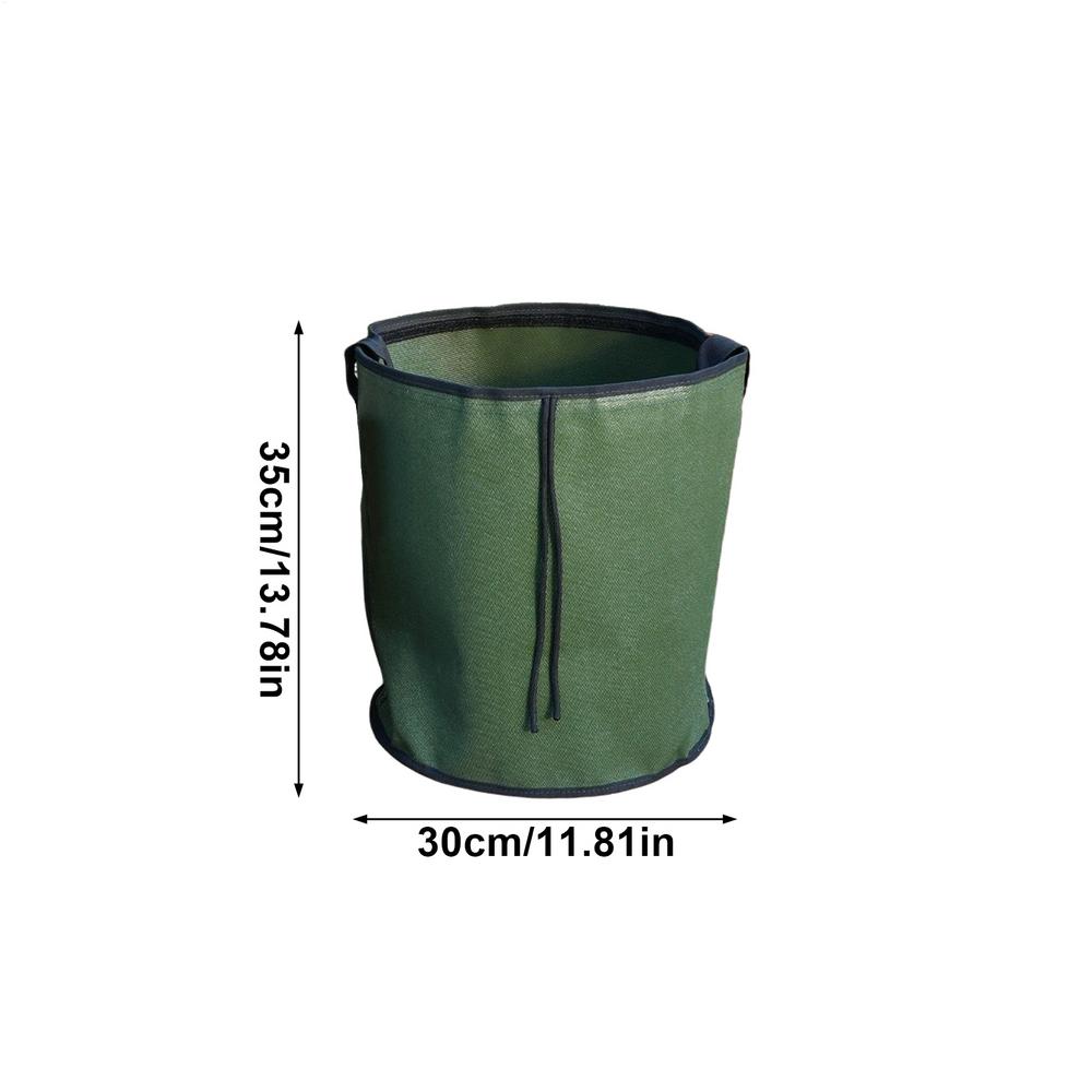 

Charcoal Pellet Storage Portable Wood Pellets Holder with Handle Barbecue Charcoal Bucket for Outdoors Camping Backyard Patio зелений