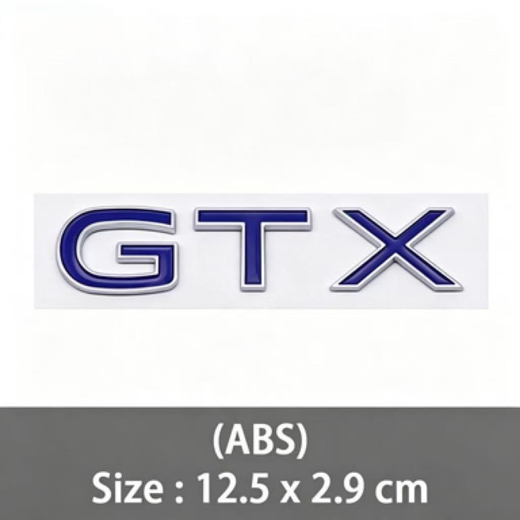 1Pc 3D ABS Car Rear Trunk Emblem Badge Sticker Tailgate Door Side Decal Auto Body Styling Logo Replacement Accessories