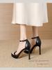 Summer 2024 Women's 11cm Open-Toe Waterproof Stiletto Platform Sandals