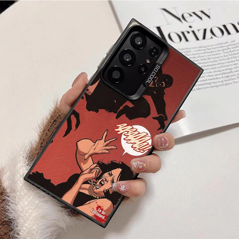 Coque de téléphone souple Art Écarlate Vampire Gothique pour Samsung Galaxy S24 S25 FE S26 Edge S23 Ultra S22 Plus S21 + Housse arrière antichoc