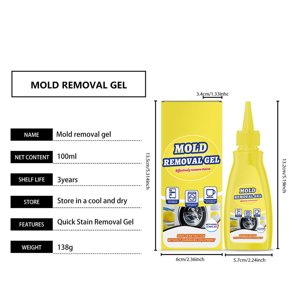 Wall Mold Mildew Remover Cleaning Gel Long Lasting Household Cleaner For Washing Machine Kitchen Bathroom Tile Gap Supplies
