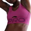 Nike Pro Indy Plunge Bequemer Weicher Hautfreundlicher Sport-BH Damen Unterwäsche Tiefpurpurrot Violett Weiß HF7324-518