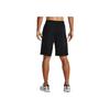 Under Armour Solid Color Logo Elastic Sports Shorts Men Bottoms Black 1361511-001