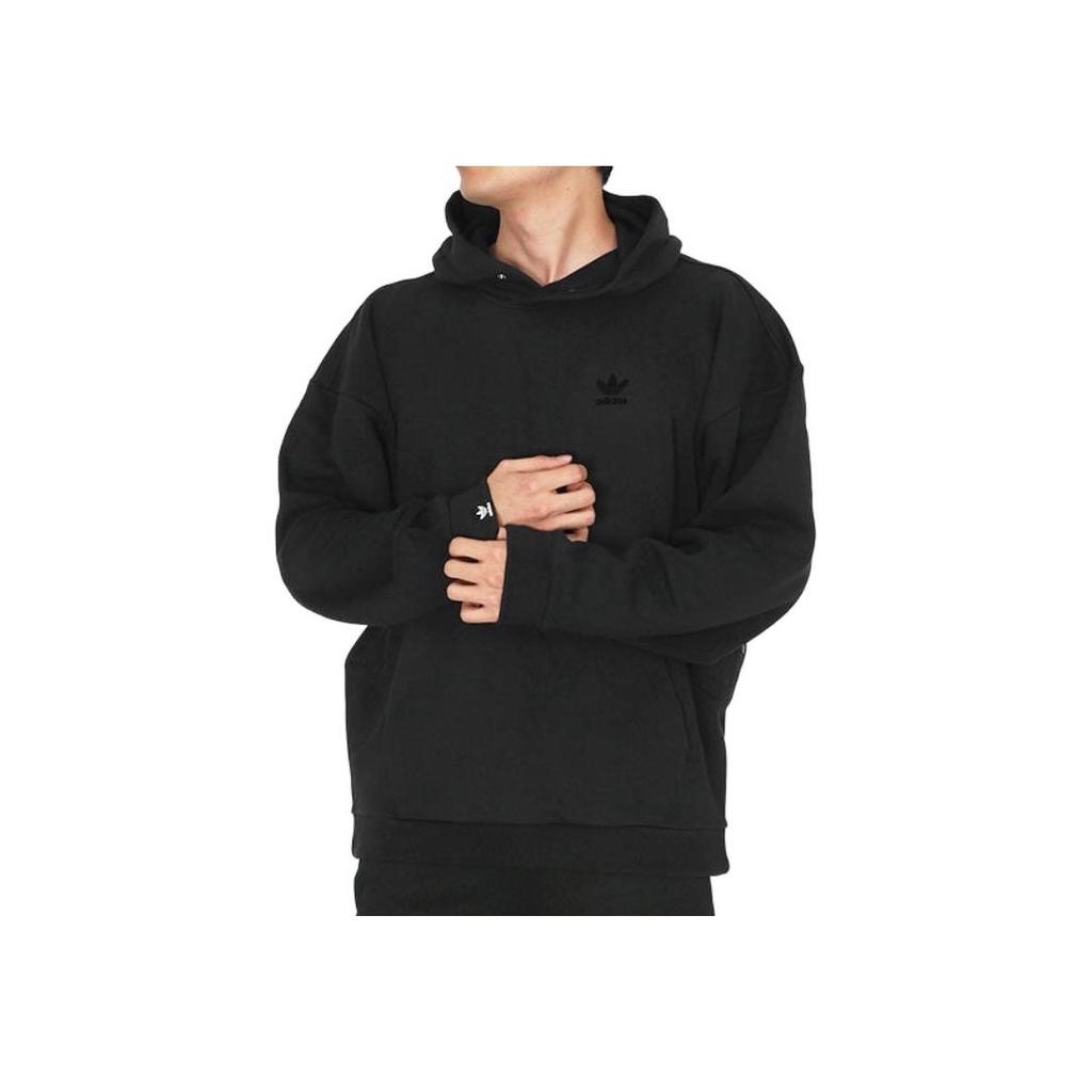 Adidas Originals Essential Hoodie With Trefoil Logo Men Hoodie Black IC8146