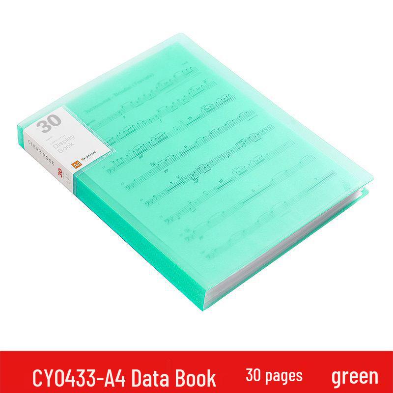 A4 Transparent Multilayer Insert Pockets Folder for Student Documents & Certificates