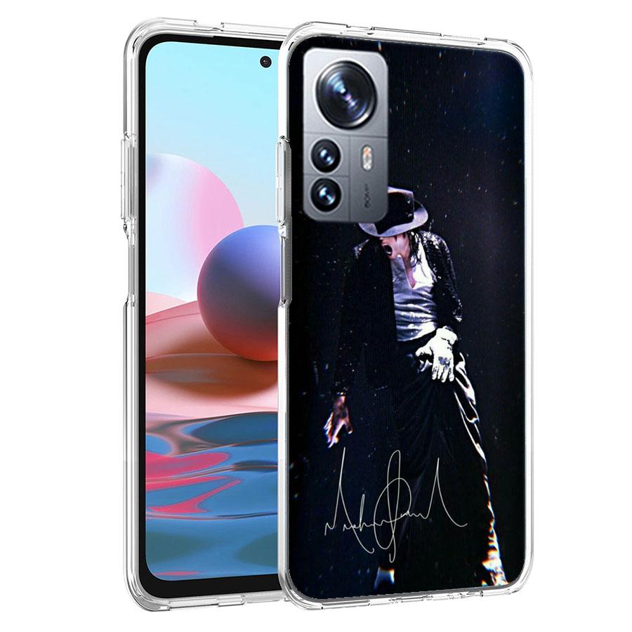 Custodia per Telefono Michael Jackson Per Xiaomi Mi 13 12T Poco F7 Pro 14 Ultra 15 Pro 12X 12 9 8 Lite 5G 11T 11i 10 10T Pro Capa Coque