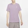 Nike Sportswear Club Embroidered Swoosh Crew Neck T-Shirt Men Tops Light-Purple AR4999-576