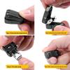 Mini Flip-Top Nail Clippers with Folding Scissors - Keychain Portable Pack