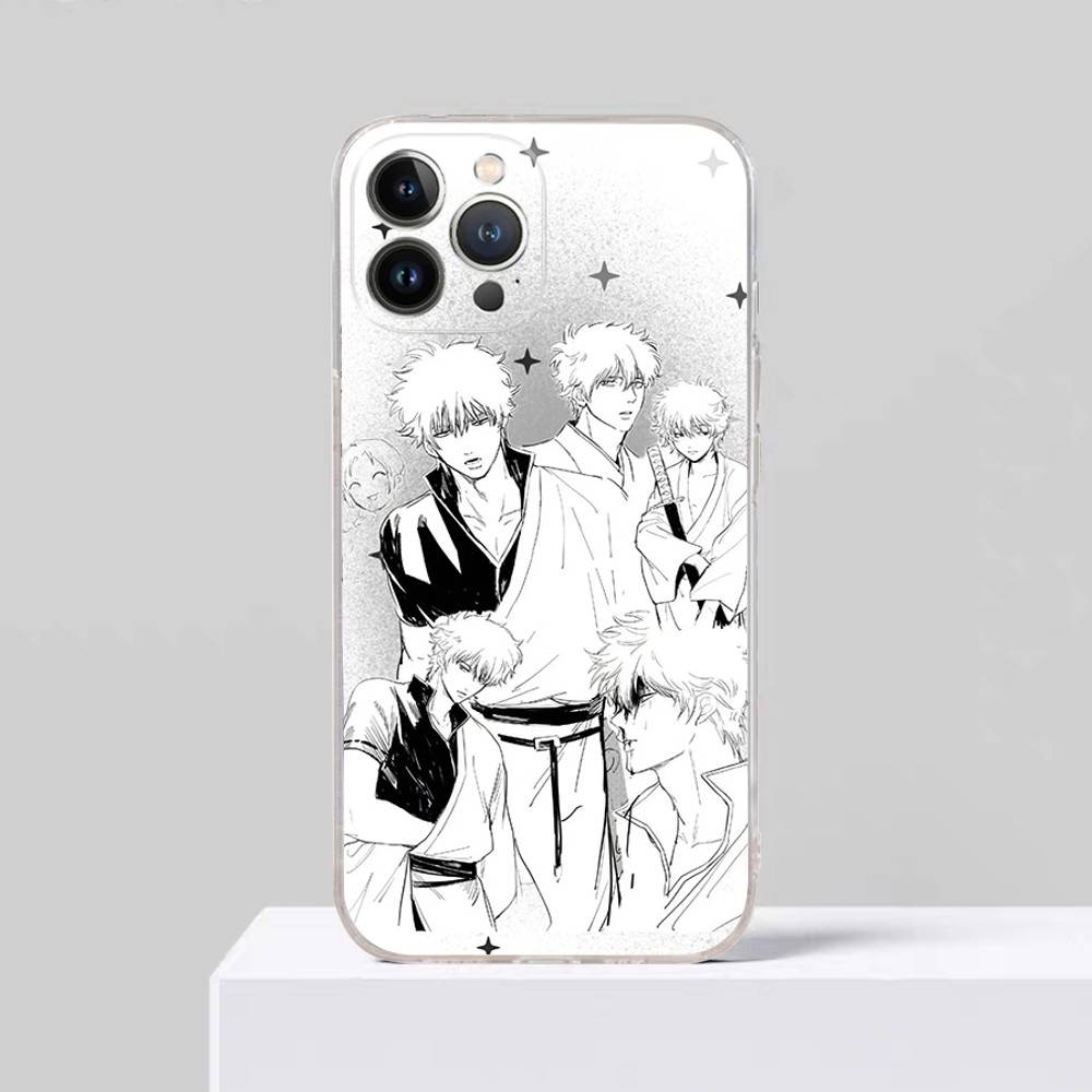 G-GINTAMA Anime Phone Case For IPhone 17 16 15 Plus 14 11 12 13 Mini Pro Max Mobile Case iPhone 12 pro