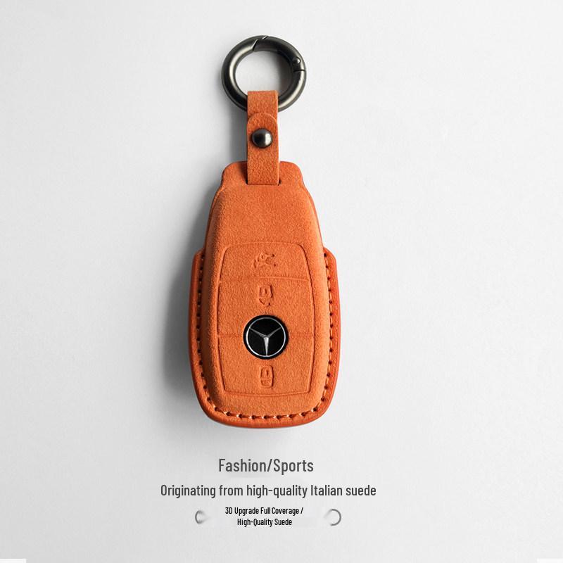 Mercedes Key Case: Compatible with 24 Models Including C260L, E300L, GLC, GLE, S-Class, GLA Car Key Shell Buckle