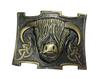 Scottish Kilt Belt Buckle Brass Mirror Shine Celtic Antique Design Sporran