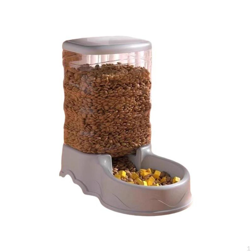Automatic cat water dispenser, automaticfeeding pet feeder, 3.8L large capacity, easy to clean Gray