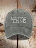 Men's and women's love printed retro baseball cap, old washed sunshade sunscreen adjustable cap