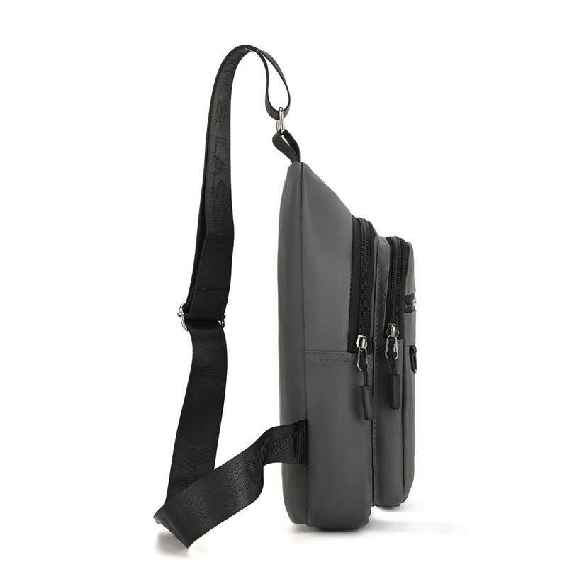 Vodoodpudivá pánská náprsní taška Velkokapacitní ramenní taška na dojíždění Vícevrstvá crossbody taška