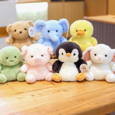 Elephant Turtle Sitting Animals Plush Duck Rabbit Stuffed Penguin Animal Plush Toy  Boys Girls