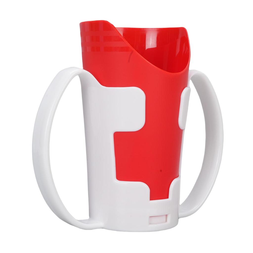 2 Pcs Nosey Cup U Shaped Spillproof Nose Cut Out Drinking Cup with Easy Grip Handles Holder