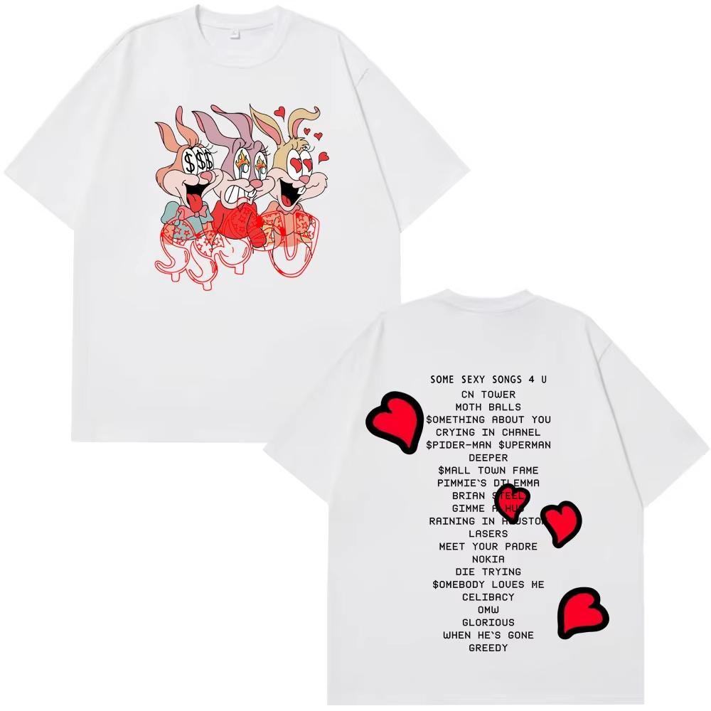 Rapper PARTYNEXTDOOR & Drake Some Sexy Songs 4 U SSS4U 2025 Vintage T-Shirt Men's Women Tee Cotton Oversized Aesthetics T Shirt