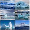 Arctic Glacier Photography Backdrop Supplies Winter Natural Scenery Ice Snow Background Party Decoration Banner Photo Shoot Prop