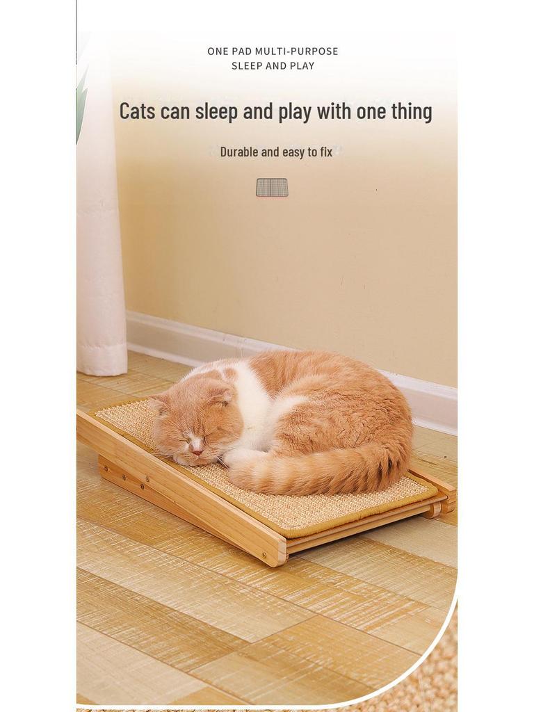 Sisal Cat Scratching Board and Climbing Ladder – Dandruff-Free, Sofa-Friendly, Durable Pet Toy for Cats and Dogs