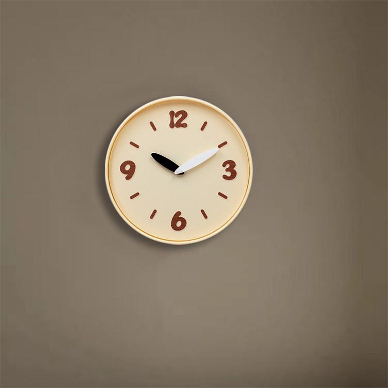 Nordic Silent Contrast Color Wall Clock - Stylish and Modern Design