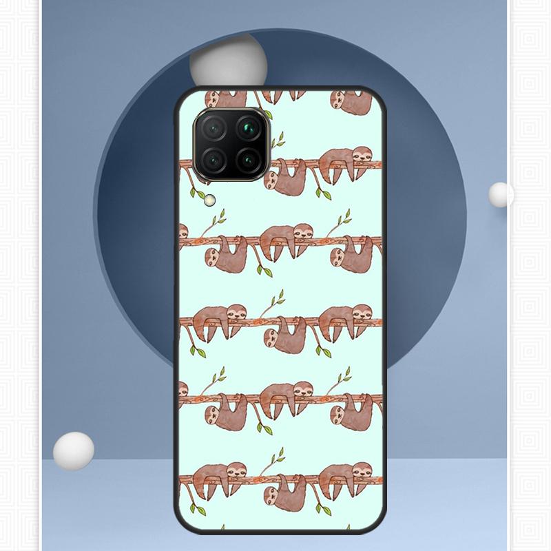Sloth Cute Animal For Huawei P30 P60 Pro P20 P40 Lite Nova 9 10 SE 12s 12i 11i 8i Y91 Y60 Y70 Y72 Y90 Y61 Case