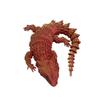3D Printed Conjoined Lizard Statue Ornaments, Movable Cartoon, Creative Desk Plants, Rockery, Fish Tank Landscaping Decoration