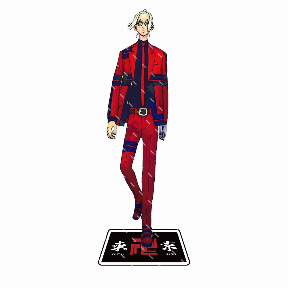 Anime Tokyo-revenge Acrylic Bracket Model Character Manjiro Sano Draken Model Desktop Ornament Standing Fan Collection Gift