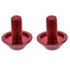 GUB G 510 2Pcs M5 * 12mm Bike Bicycle Water Bottle Cage Holder Bracket Screw Bolts