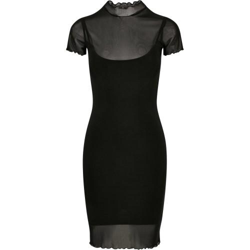 Urban Classics Womens/Ladies Mesh 2 Layer Dress