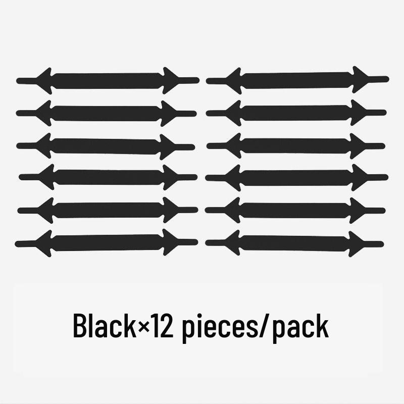 Silicone No-Tie Elastic Shoelaces for Casual Sneakers & Canvas Shoes