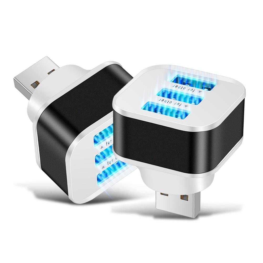 USB Extender 3USB Interface Can Only Charge Gold Silver Black Not Transfer Data
