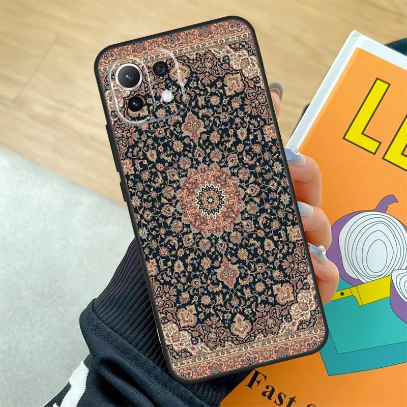 Persian rug art Case For Xiaomi 15 14 13 Ultra 11T 12T 13T 14T Pro POCO X7 X3 X5 X6 Pro F5 F6 F7 Pro Coque