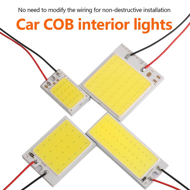 1Pcs  Car Interior Reading Universal Accessories Led 24/36/48Leds Options Lamps Ceiling Lights Dome Lamp