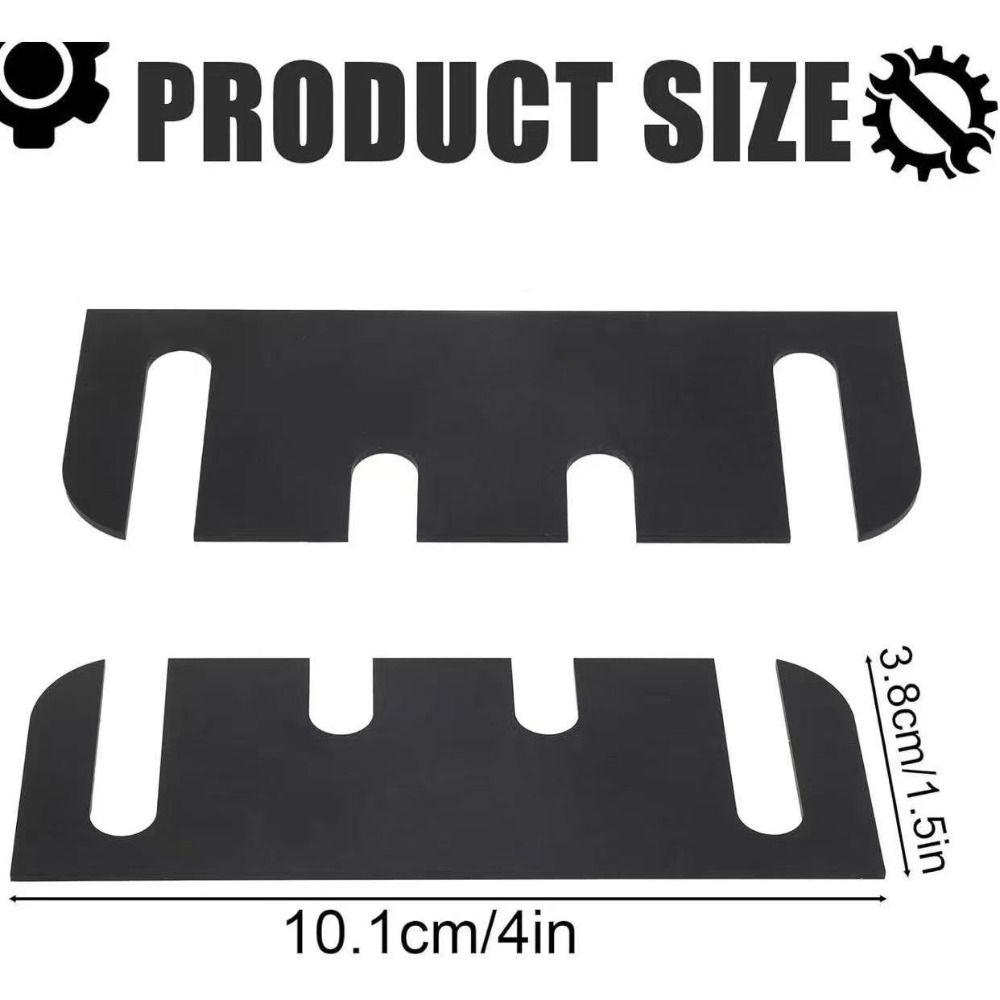 5pcs Thickness Adjustable Door Hinge Shims Furniture Leveling Waterproof Hinge Spacers Durable Spacing Spacer Hardware
