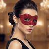 Plastic Halloween Rhinestone Mask Studded Design Masquerade Mask Luxury Half Face Mask  Club