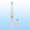 Smart Sonic Electric Toothbrush Low Noise Batteries with 2 Replaceable Brush Heads 2 Min Smart Timer Portable for Travel