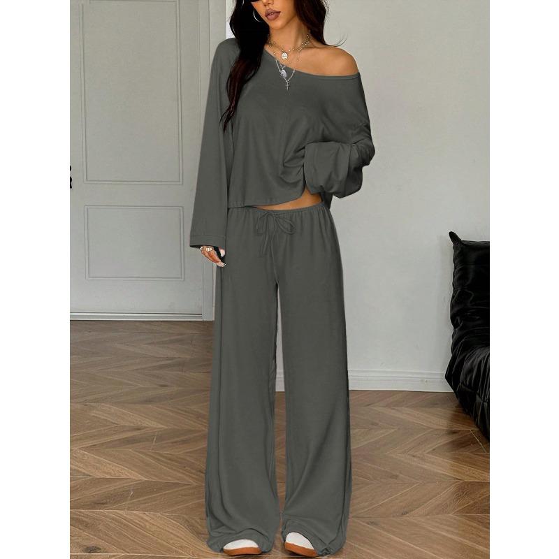 IHUASU Women's Fashion Casual Long Sleeve Pants Suits