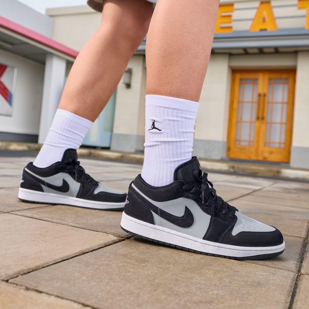Jordan Air Jordan 1 Vintage Basketball Shoes Unisex Low Top Black Gray 40