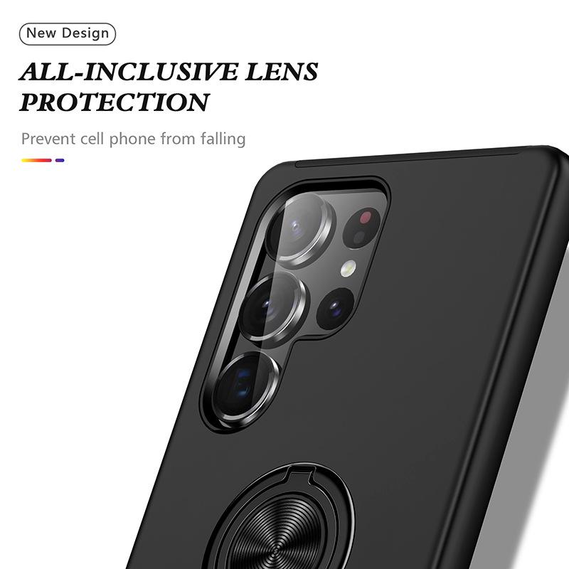 Samsung S25 Ultra Magnetic Car Ring Protective Phone Case - Full Coverage & Anti-Drop