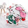 1pc Hello Kitty Floral Print Automatic Opening Folding Umbrella with 8-Rib Iron Frame - Perfect for Outdoor Use, Festive Gifts, Travel, Daily Use, and